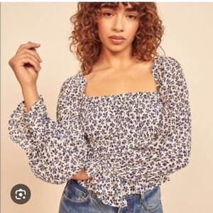 Reformation Amarena top